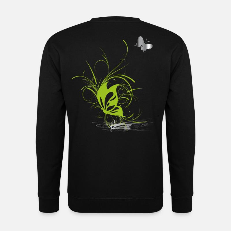 Butterfly Butterfly Spring - Unisex Sweatshirt - black