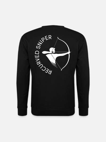 Archer Recurved Sniper Archery BSV - Unisex Sweatshirt - black