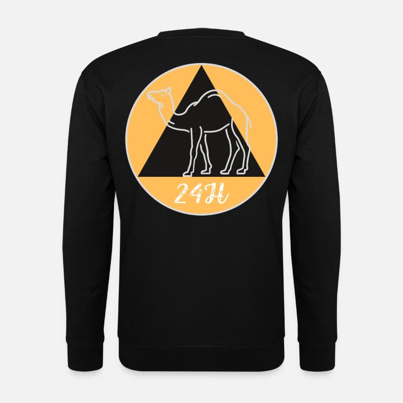 Geometic Camel on Black Background - Unisex Sweatshirt - black