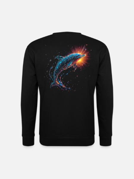 Delfin - Unisex Pullover - Schwarz