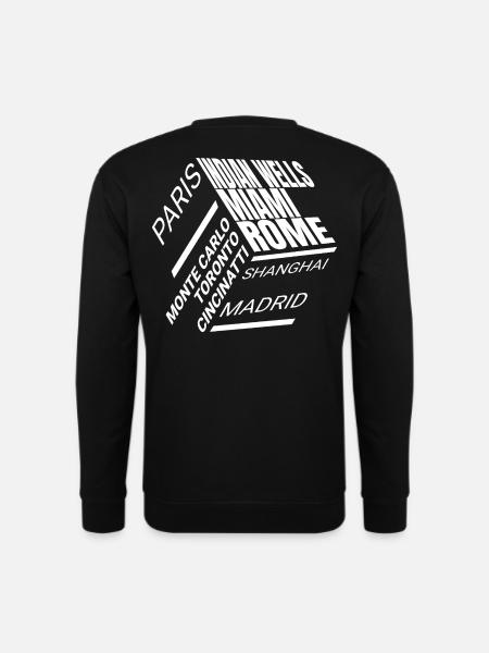 Tennis Shirt Masters Tournaments - Unisex Pullover - Schwarz