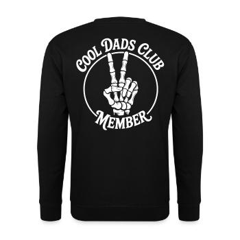 Cool Dads Club Skeleton Design - Sweat-shirt Unisexe - noir - Dos - Alina (178cm)