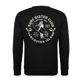 Soeur Club Surf Vancouver Island - Sweat-shirt Unisexe - noir - Dos - Alina (178cm)