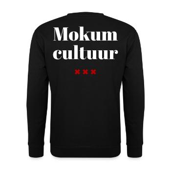 Mokum Culture par Geteisem - Sweat-shirt Unisexe - noir - Dos - Alina (178cm)