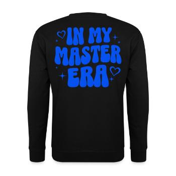 Master Abschluss Geschenk Studium Uni Absolvent - Unisex Pullover - Schwarz - Hinten - Alina (178cm)
