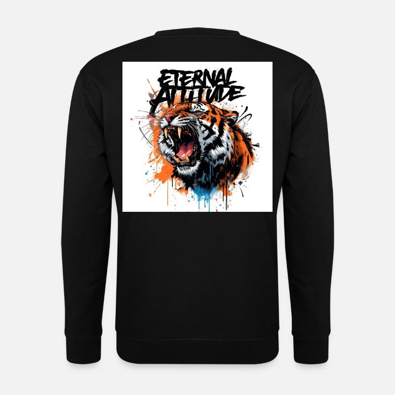 Eternal Tiger Pose - Unisex Sweatshirt - black