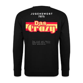 La Folie - Parole Jeunesse 2025 - Sweat-shirt Unisexe - noir - Dos - Alina (178cm)