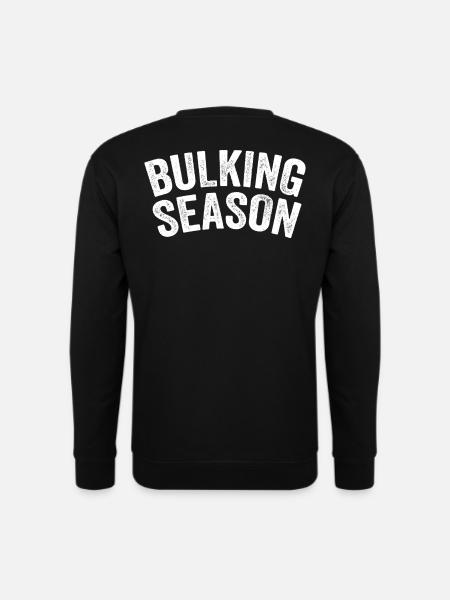 Bulking Season Weiss - Unisex Pullover - Schwarz