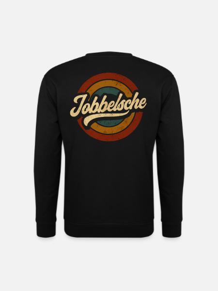 Jobbelsche – Hessian Retro Design - Unisex Sweatshirt - black