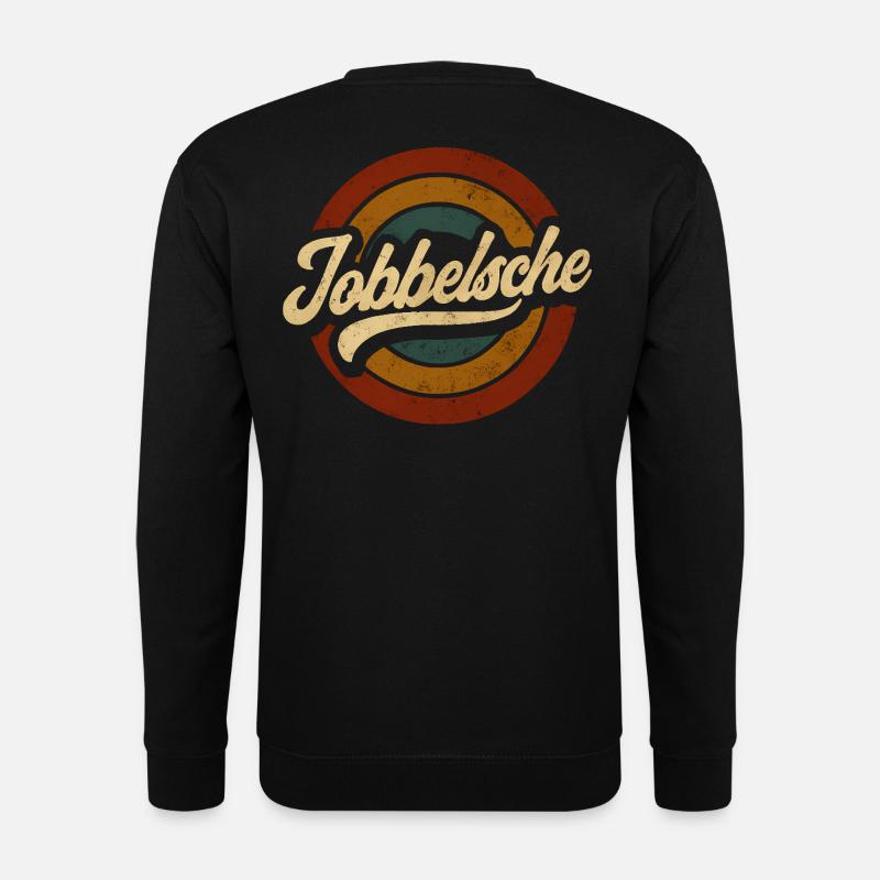 Jobbelsche – Hessian Retro Design - Unisex Sweatshirt - black
