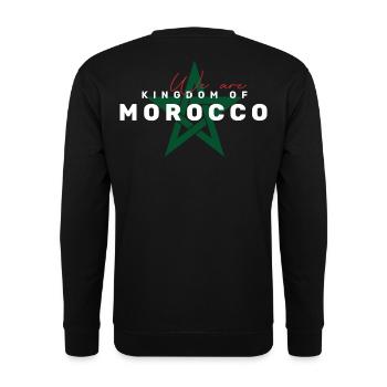 We are Kingdom of Morocco - Sweat-shirt Unisexe - noir - Dos - Alina (178cm)