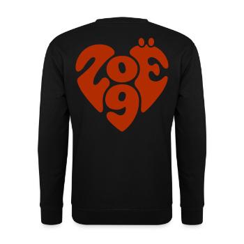 Zoe_9_v01 - Sweat-shirt Unisexe - noir - Dos - Alina (178cm)