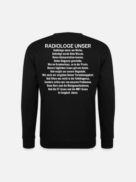 Radiologist Radiologist Radiology Radiologist - Unisex Sweatshirt - black