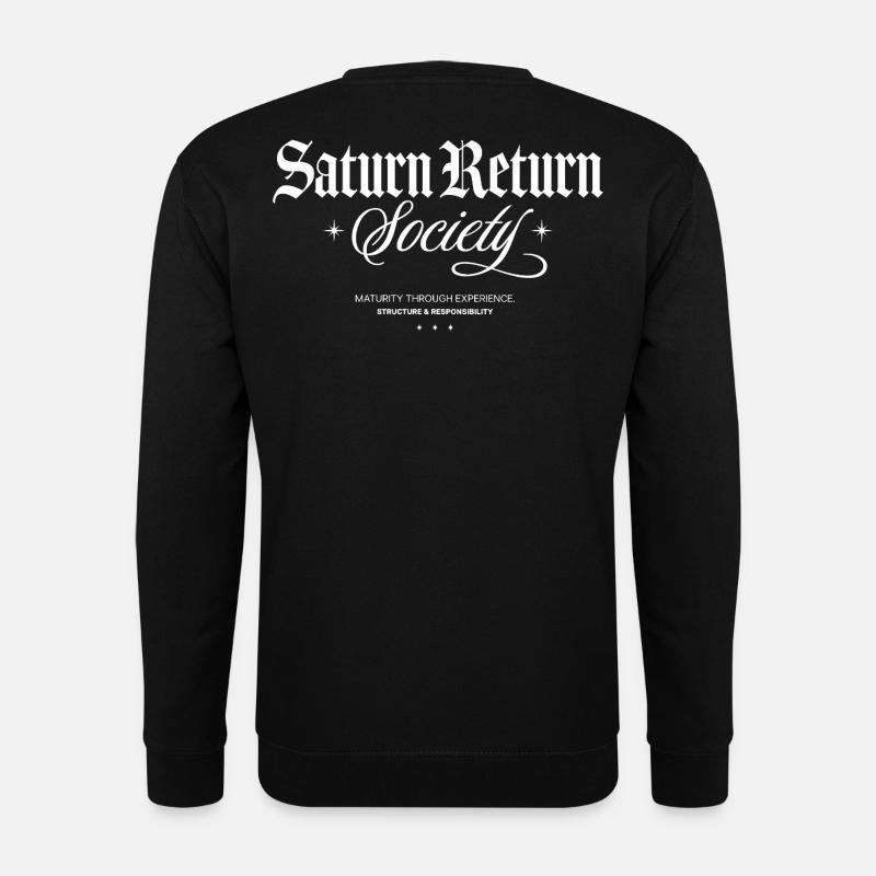 Saturn Rückkehr Gesellschaft - Unisex Pullover - Schwarz