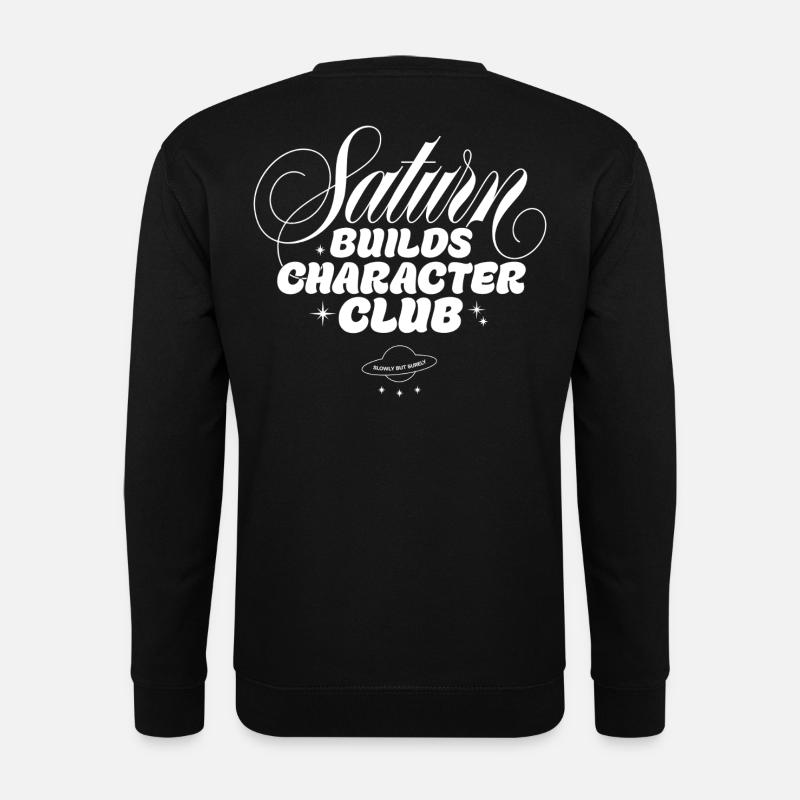 Saturn Shapes Character Club - Unisex Sweatshirt - black