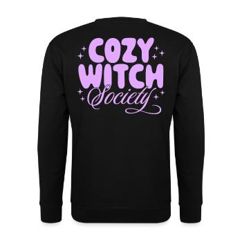 Cozy Witch Society - Unisex Sweatshirt - black - Back - Alina (178cm)