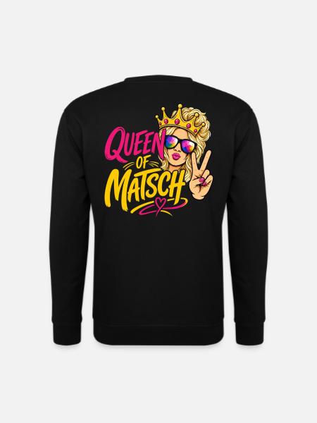 Queen of Mud - Blonde - Unisex Sweatshirt - black
