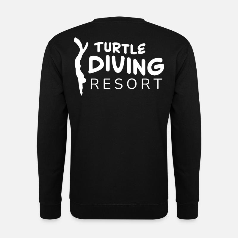 Schildkröten Tauchen Resort Logo - Unisex Pullover - Schwarz