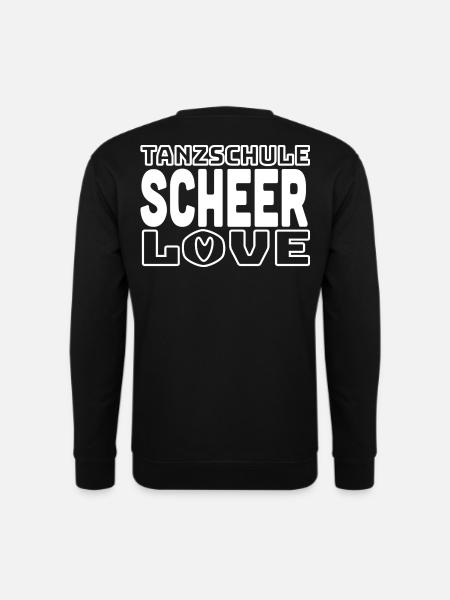 SCHEER Love 2026 - white - Unisex Pullover - Schwarz