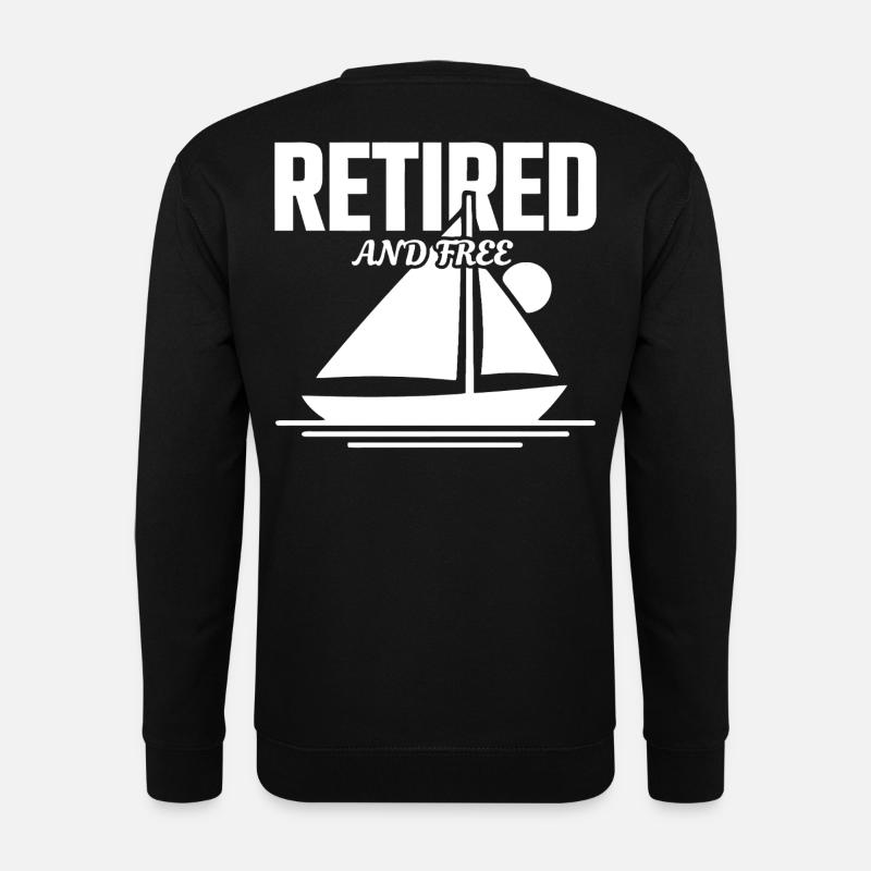 Frei im Ruhestand - Unisex Pullover - Schwarz