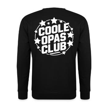 Cool Grandpa Club - Unisex Sweatshirt - black - Back - Alina (178cm)