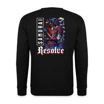Smoke - Steel Samurai - Sweat-shirt Unisexe - noir - Dos - Michal (187cm)