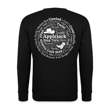 Fan de danse en ligne - Sweat-shirt Unisexe - noir - Dos - Michal (187cm)