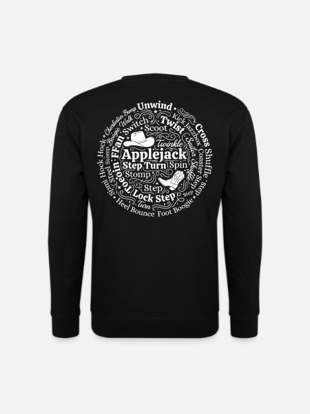 Line Dance Fan - Unisex Sweatshirt - black