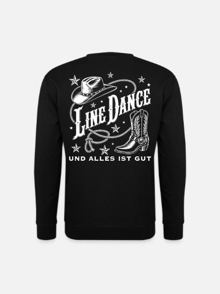 Line Dance Western Flair - Unisex Pullover - Schwarz