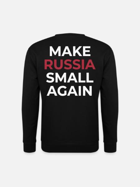 Macht Russland wieder klein - Unisex Pullover - Schwarz