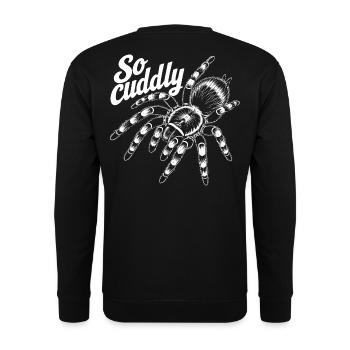 Tarantulas Love - Unisex Sweatshirt - black - Back - Michal (187cm)