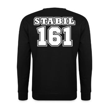 STABIL 161 - FOOTBALL - Unisex Pullover - Schwarz - Hinten - Michal (187cm)