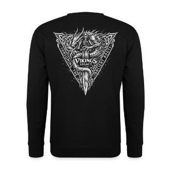 Nidhöggr - Unisex Pullover - Schwarz - Hinten - Michal (187cm)
