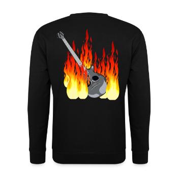 Guitare électrique Guitare Guitares Instruments de musique Musique - Sweat-shirt Unisexe - noir - Dos - Michal (187cm)