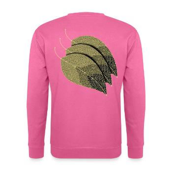 Leaves Decorative - Unisex Sweatshirt - pink - Back