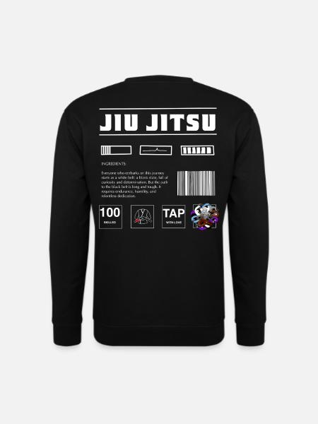 Jiu-Jitsu Octopus Black Belt T-Shirt - Unisex Pullover - Schwarz