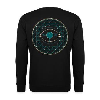 Libelle - Unisex Pullover - Schwarz - Hinten - Alina (178cm)