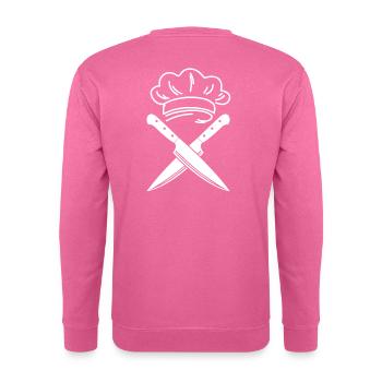 cuisinier - Sweat-shirt Unisexe - rose - Dos