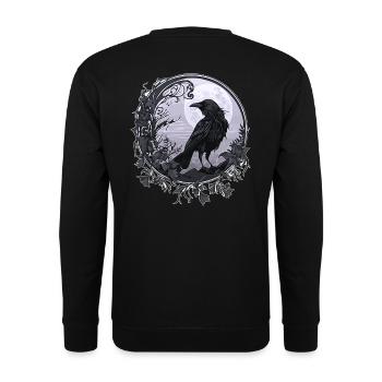 Corbeau - Sweat-shirt Unisexe - noir - Dos - Michal (187cm)