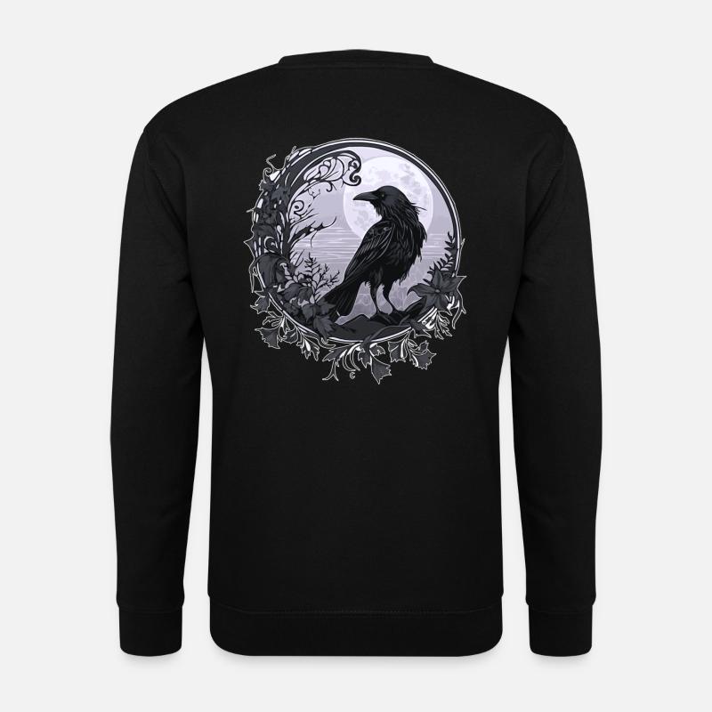Rabe Krähe - Unisex Pullover - Schwarz