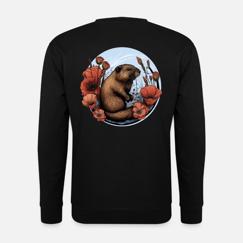 Biber Biberschutz - Unisex Pullover - Schwarz