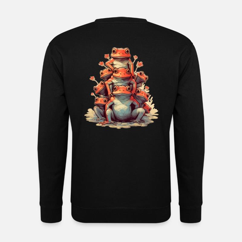 Frogs - Unisex Sweatshirt - black