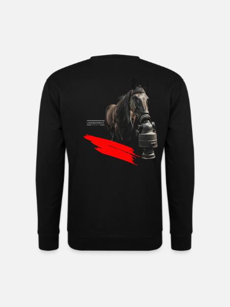 Pferd - Unisex Pullover - Schwarz