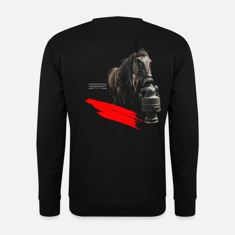 Pferd - Unisex Pullover - Schwarz