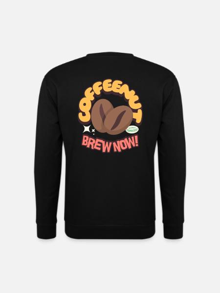 Coffeenut Brew - Unisex Pullover - Schwarz