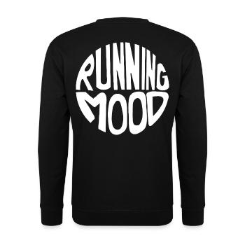 Humeur de course - Sweat-shirt Unisexe - noir - Dos - Alina (178cm)