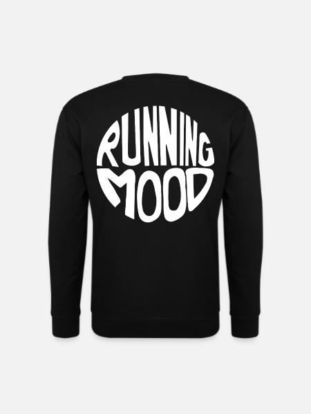 Running Mood - Unisex Pullover - Schwarz