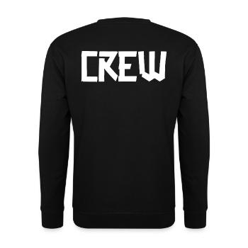 Crew Gaffer BIG White - Unisex Sweatshirt - black - Back - Alina (178cm)