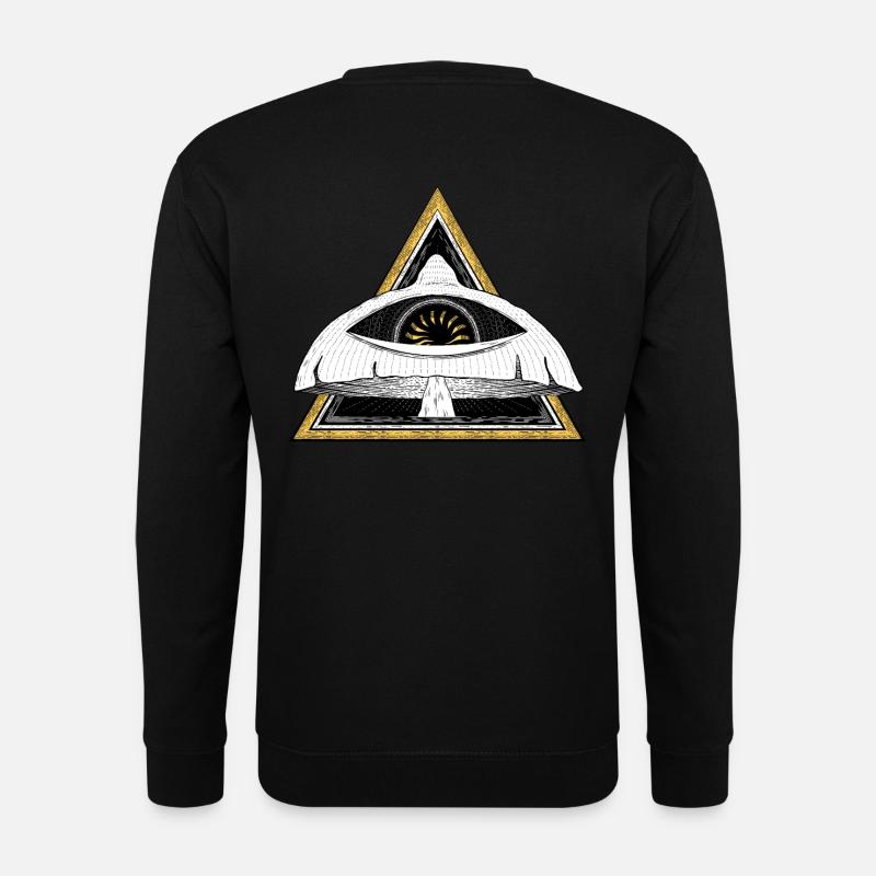 Psychedelischer Zauberpilz - Unisex Pullover - Schwarz