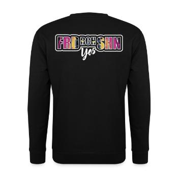 Pride of Freedom City Collage - Unisex Sweatshirt - black - Back - Alina (178cm)